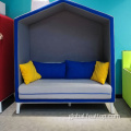 Soundproof Meeting Pods Leisure Fabric Office Sofa For open Working Space Manufactory